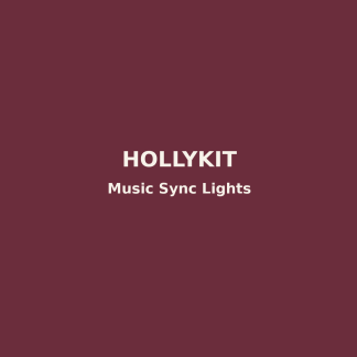 Hollykit indoor music-sync LED string lights