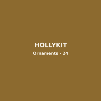 Hollykit shatterproof Christmas ball ornaments, 24 count