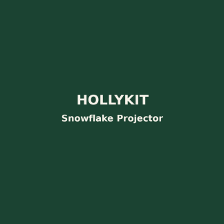 Hollykit indoor LED snowflake projector